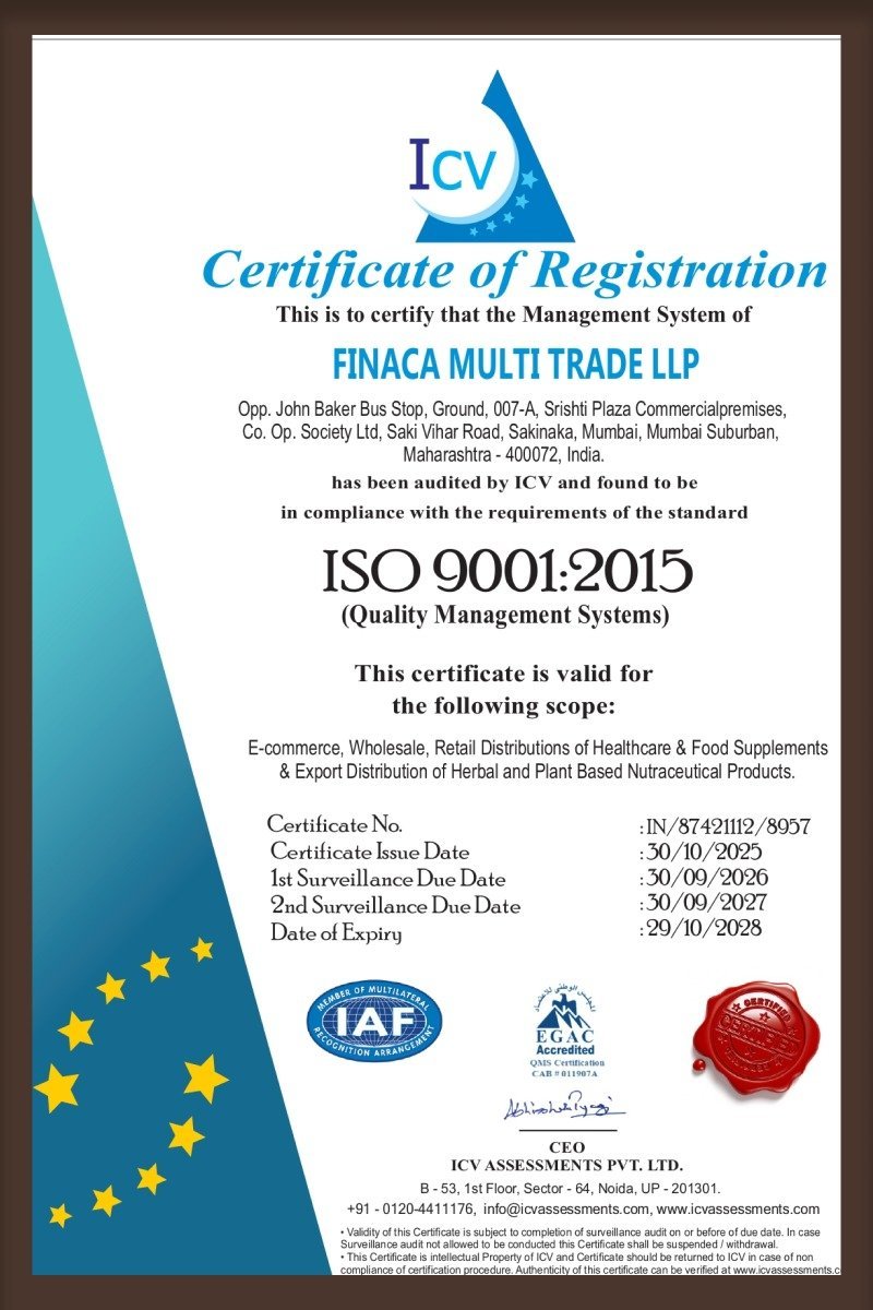 WHO-GMP certificate